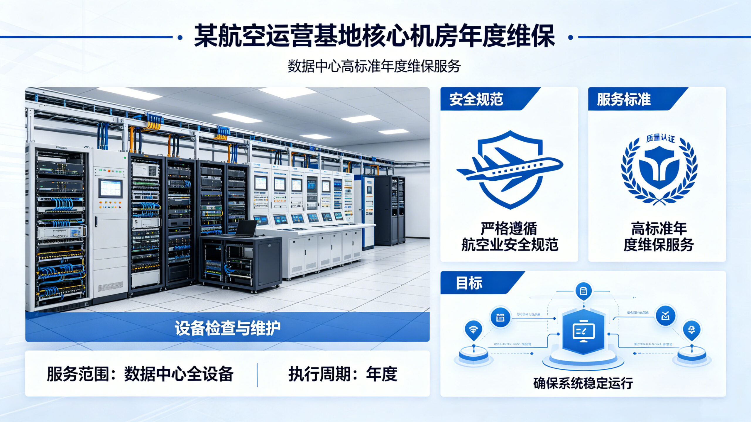 某航空运营基地核心机房年度维保