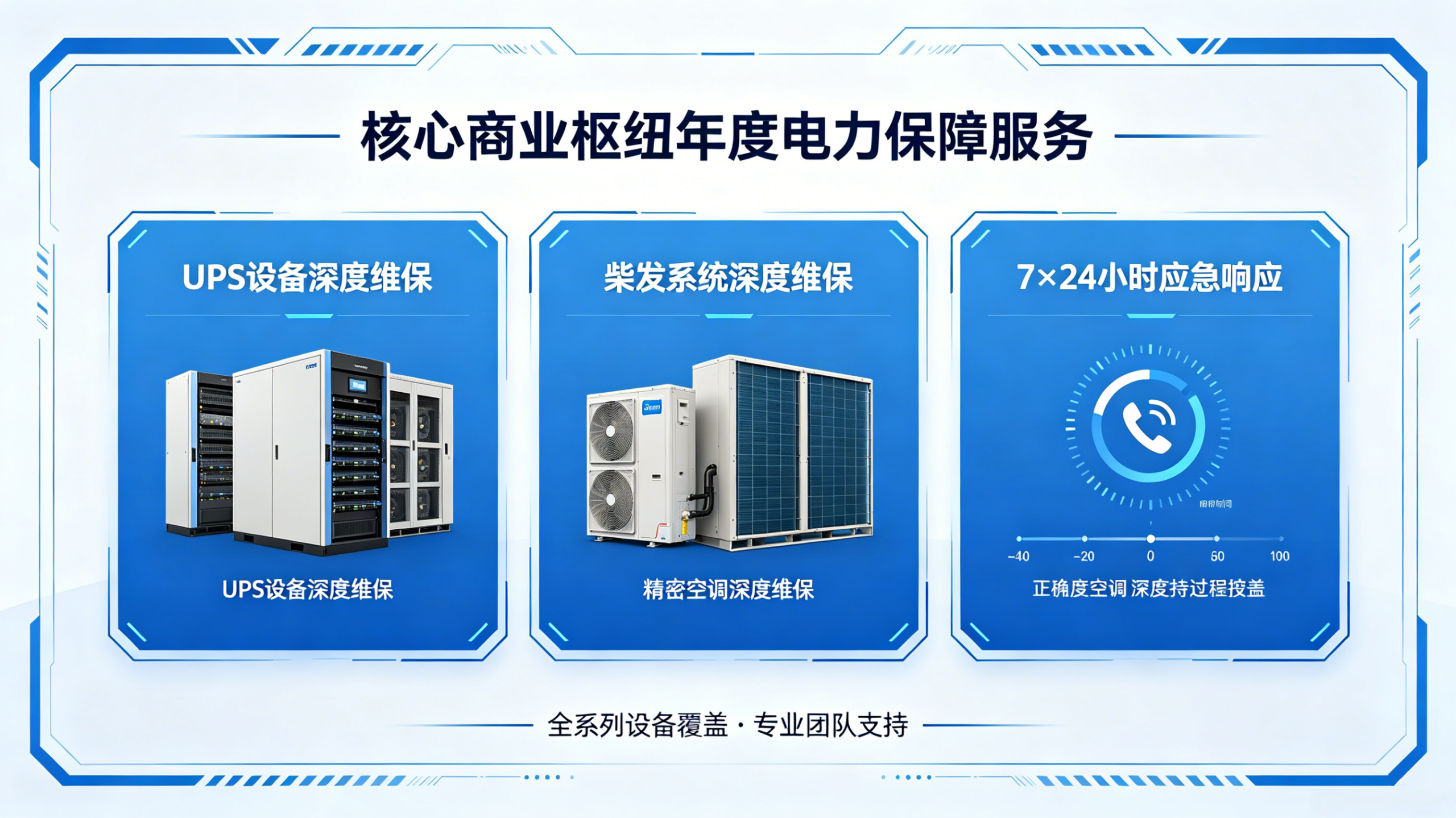 某大型商业中心年度保电与UPS维保